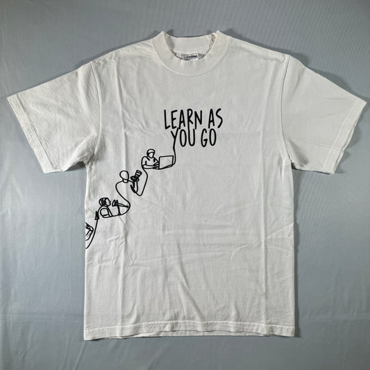 "Learn As You Go" Creative Journey Heavyweight Tee