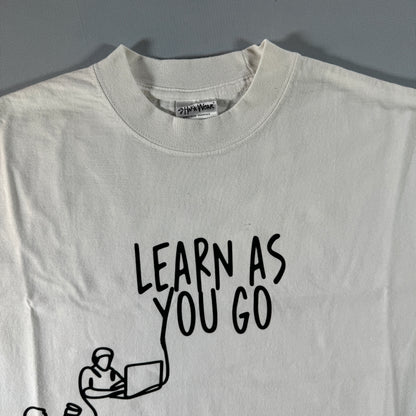 "Learn As You Go" Creative Journey Heavyweight Tee