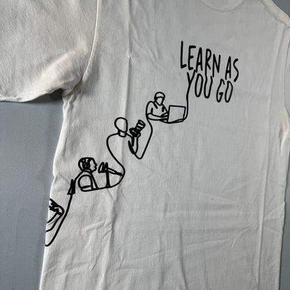 "Learn As You Go" Creative Journey Heavyweight Tee